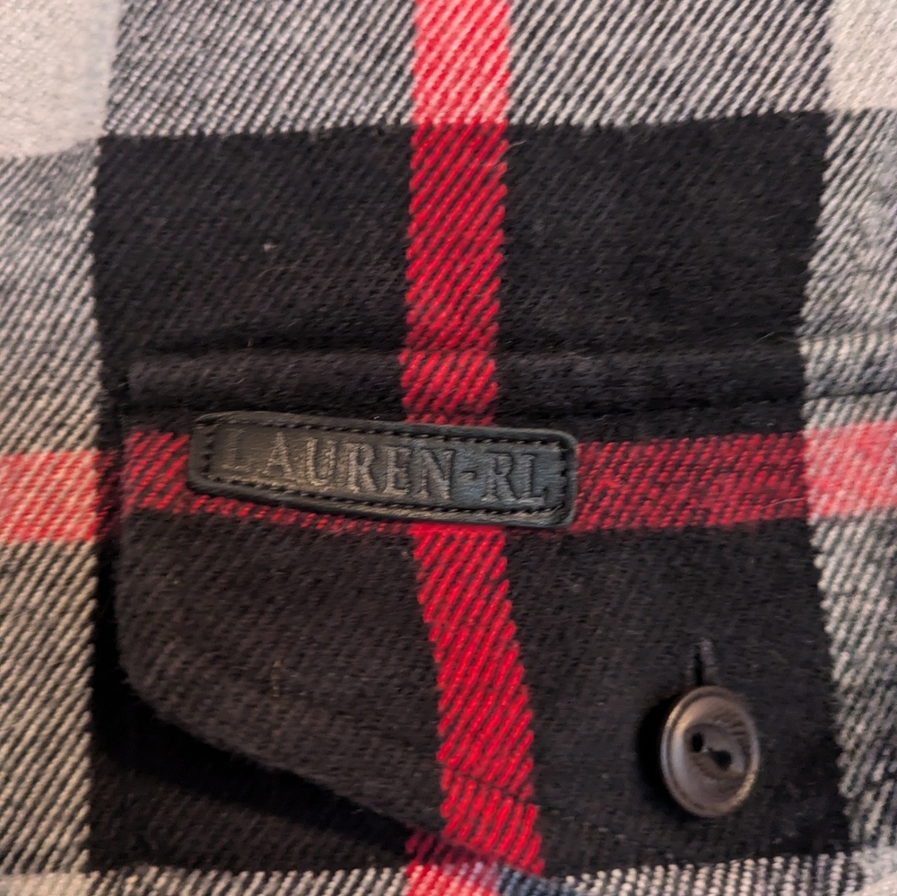 LRL Plaid Flannel Jacket SP - Picture 4 of 12